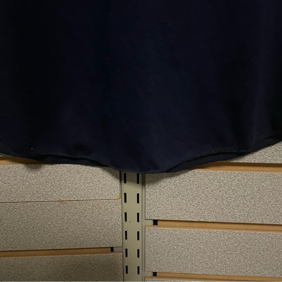 NWTS Ladies Medium Country Scene Navy Red White‎ Striped Long Sleeve Tee Truck - Picture 4 of 8